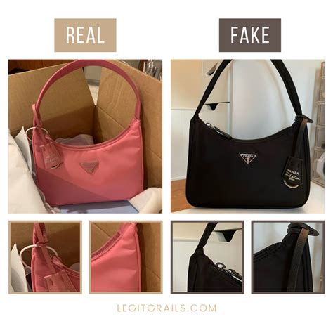 prada 're edition 2005 fake vs real|genuine prada purse.